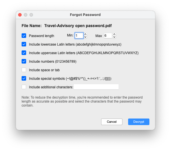 Use Cisdem PDF Password Remover