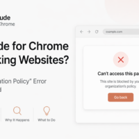 Claude for Chrome is Blocking Websites: What’s Causing the “Organization Policy” Error 6