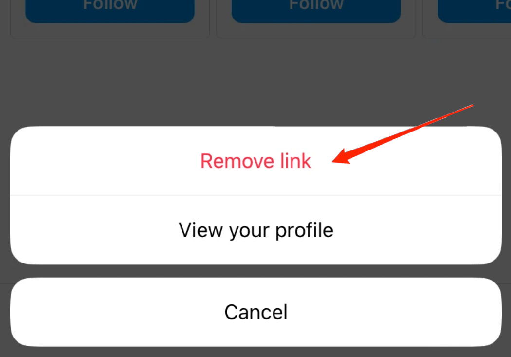 Click on the "Remove Link" option and there you go.