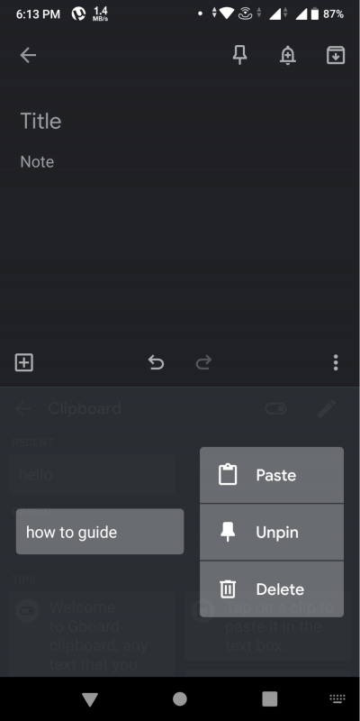 How to Check Clipboard History on Android  - 75