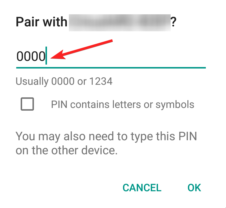 Подтвердите новый PIN-код