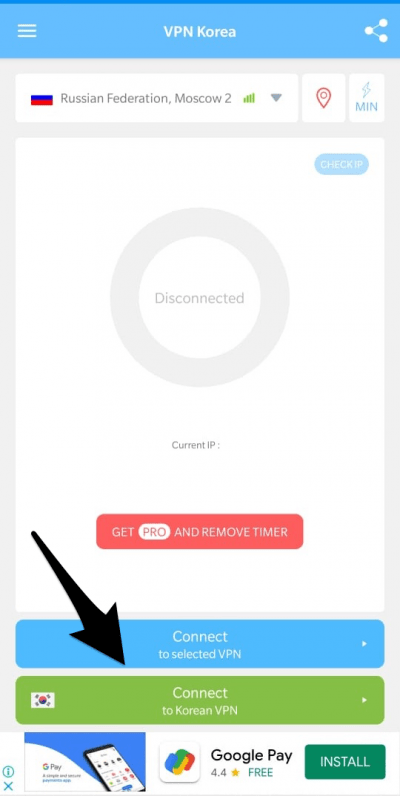 Connect to Korean VPN