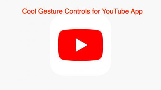 Cool Gesture Controls for YouTube App