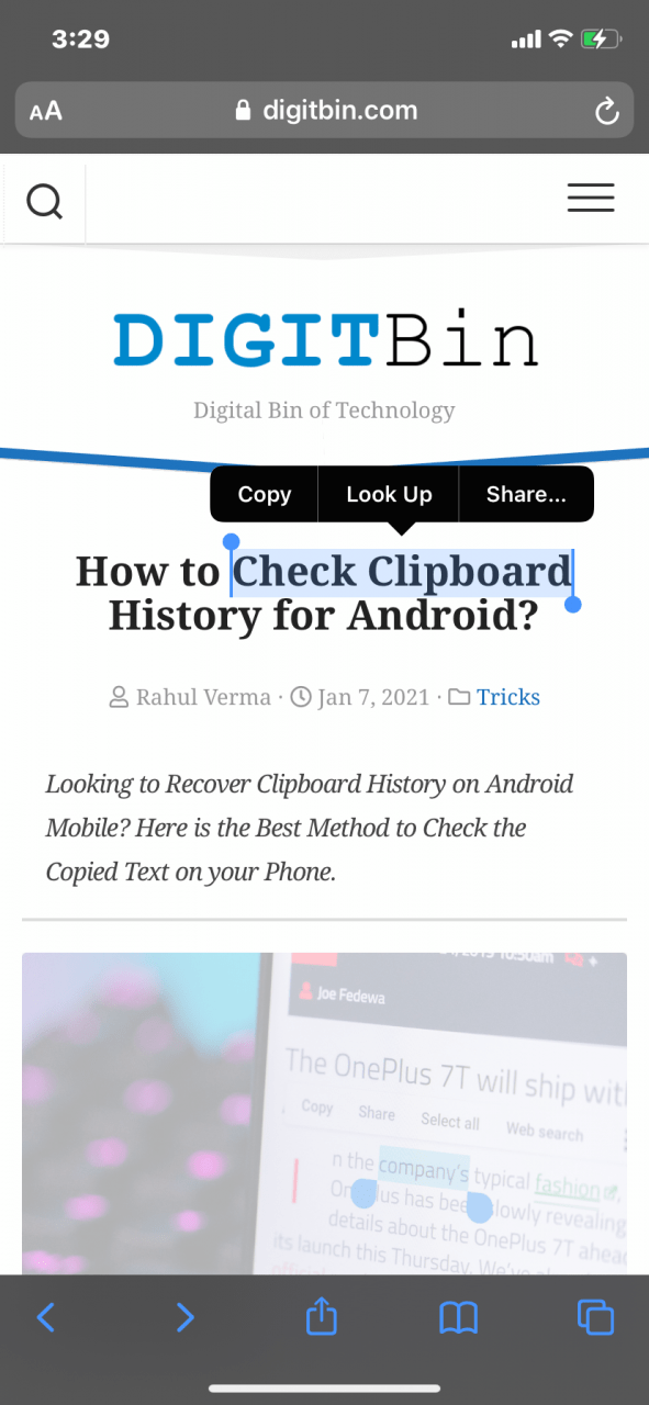 retrieve clipboard history iphone