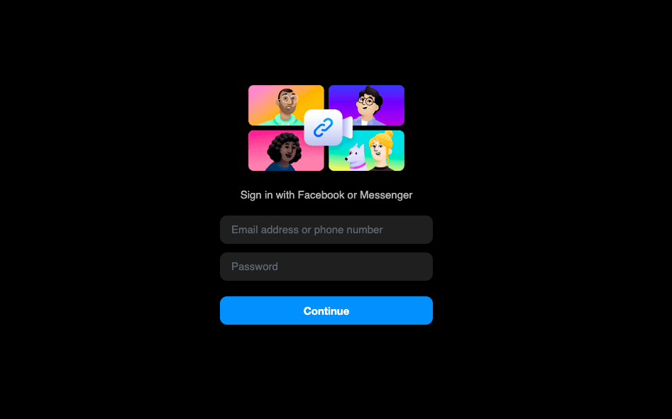 Create a Link in Messenger Rooms