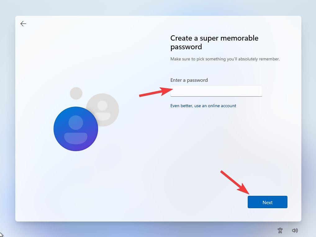 Создать пароль