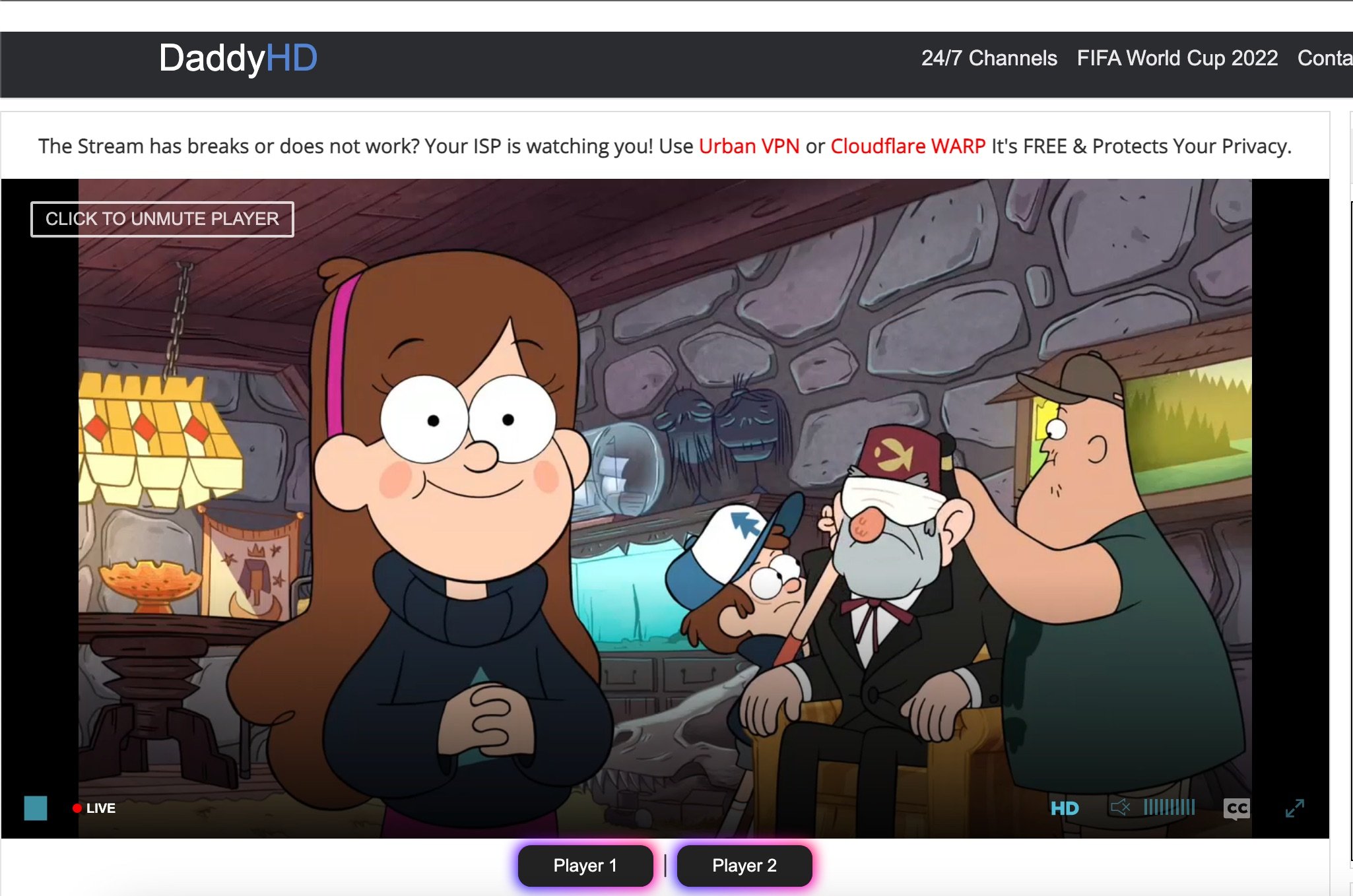 DaddyHD Live TV Streaming Info Guide DaddyLiveHD