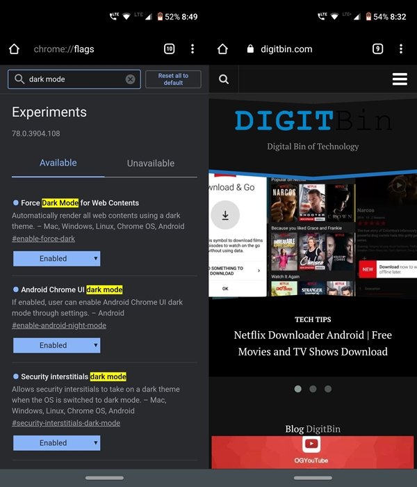 How to Enable Dark Mode in Google Search Results  - 1