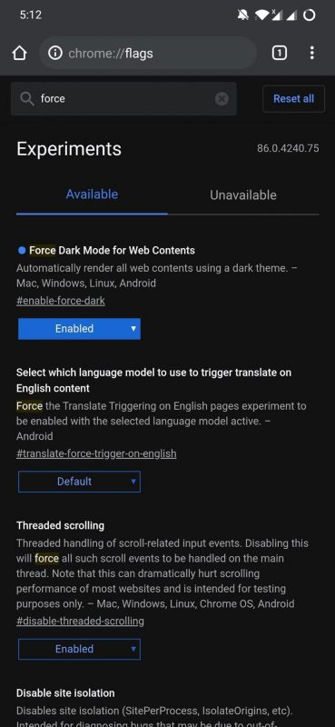 Dark Mode on Web