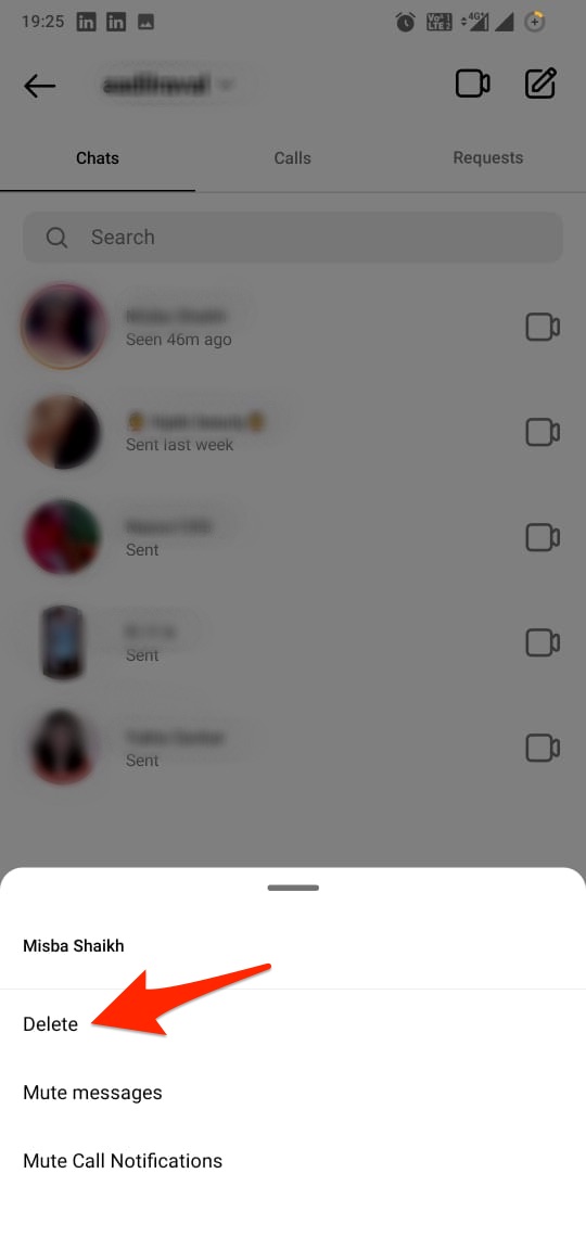 How to Delete Instagram Call History? 