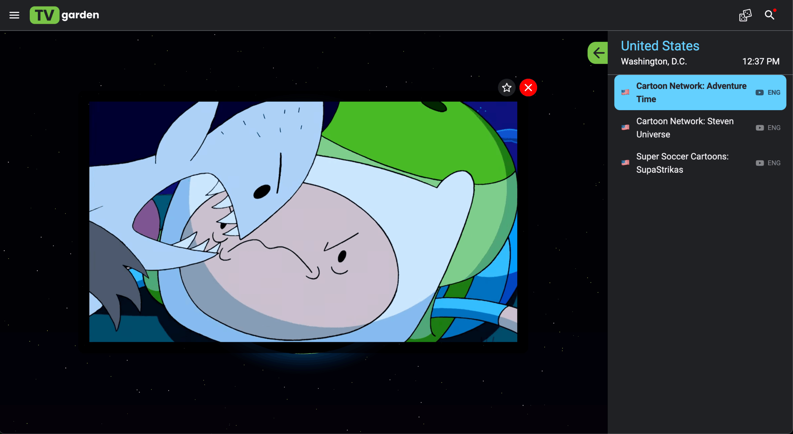 Demo Showing the Sidebar and a Playing video.js