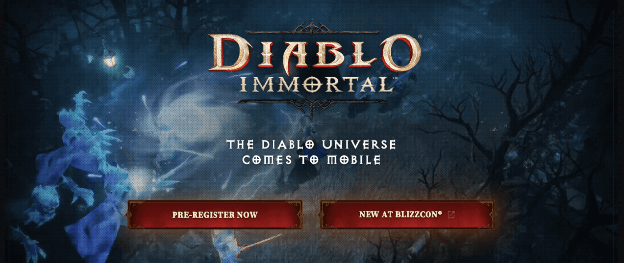 diablo immortal mobile link download