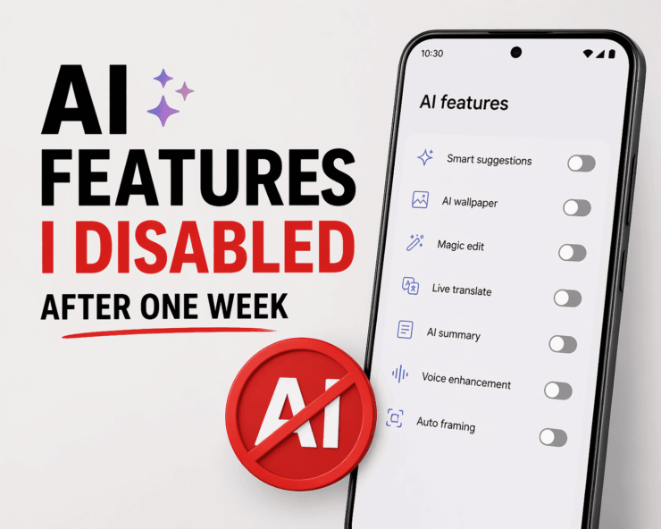 I Disabled These AI Features on My Android Phone After One Week 1