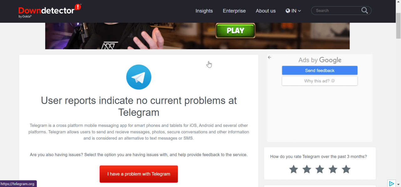 telegram не проходят звонки