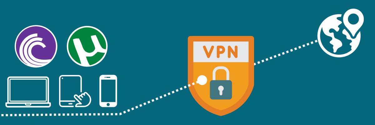 Загрузите торрент-файлы с помощью VPN