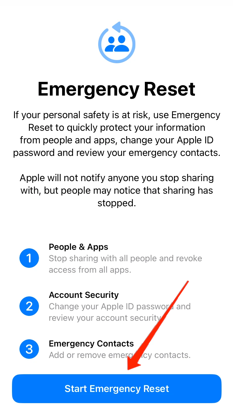 Emergency Reset iPhone with Safety Check