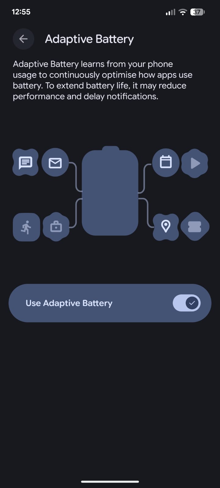 Enable Adaptive Battery