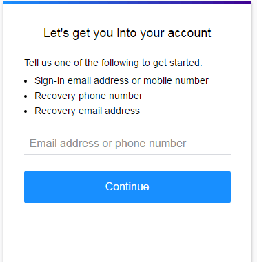 Enter Your Yahoo ID or Phone No.