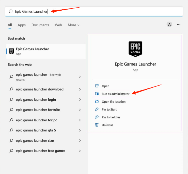 How to Fix Epic Games Launcher Not Opening on Windows 11?