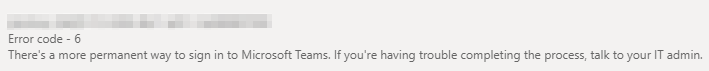 How to Fix Error Code 6 on Microsoft Teams  - 1