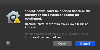 Can’t be Opened Because the Identity of the Developer Cannot be Confirmed