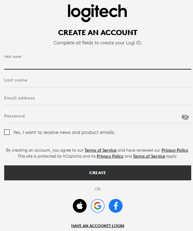 Fill up the form and then click on “Create” to start the process