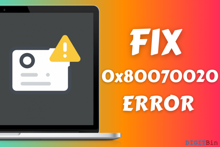 Fix 0x80070020 Error in Windows PC