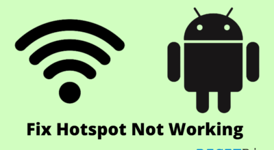 Fix Hotspot Not Working Android Error