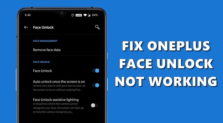 Fix OnePlus Face Unlock Not Working