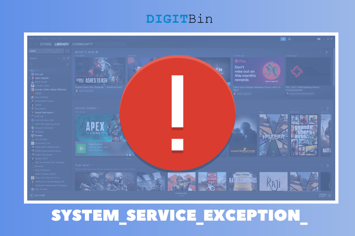 Fix System Service Exception Error in Windows 11