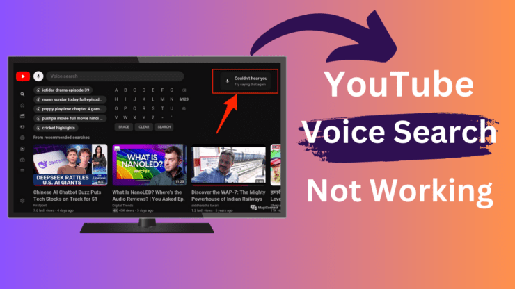 YouTube Voice Search Not Working