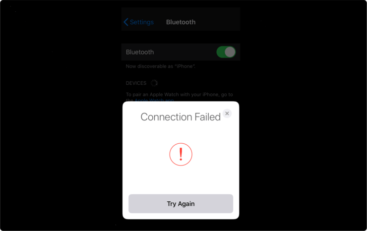 Fix AirPods 'Connection Failed' Error on iPhone