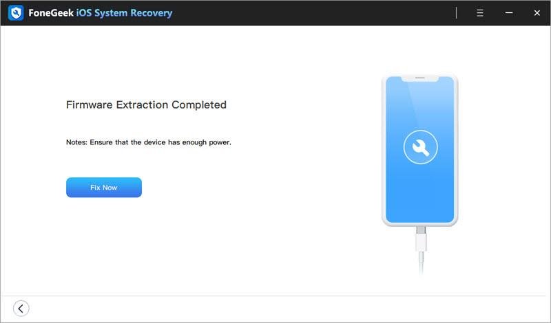 FoneGeek iOS System Recovery Review5