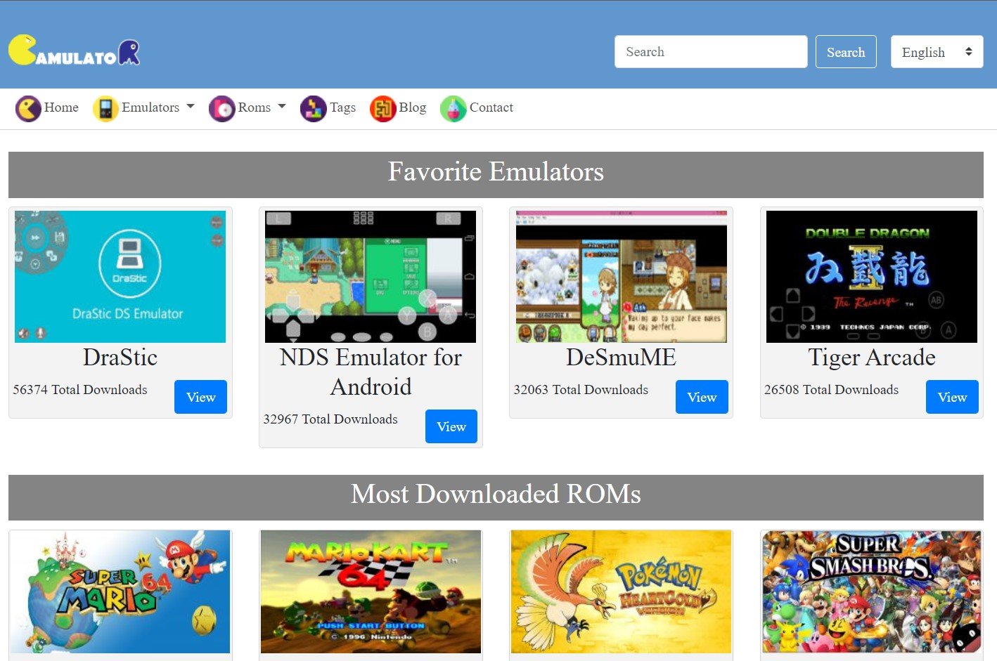 Roms Download, Best Free Emulator Games Site