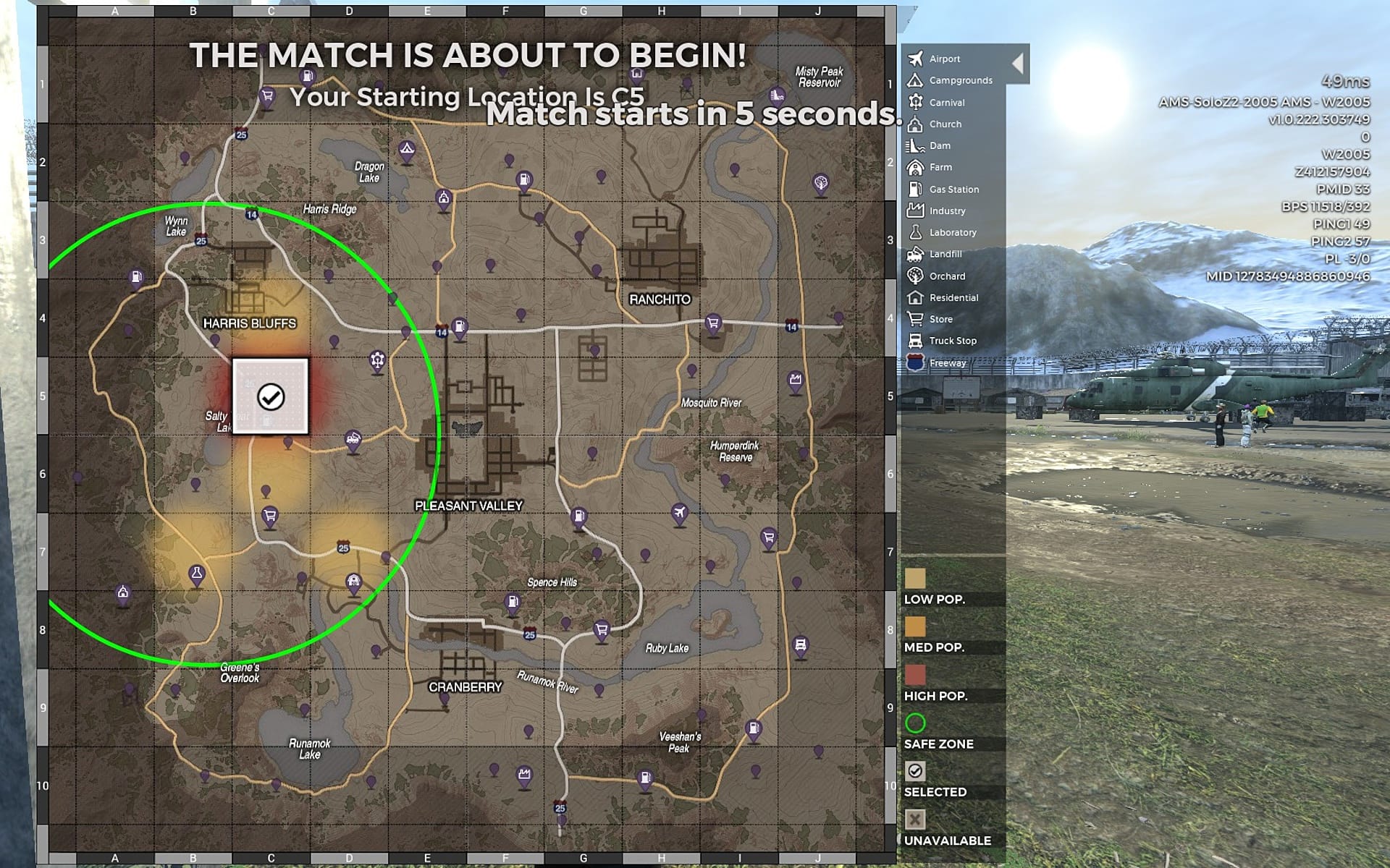 H1Z1 Map