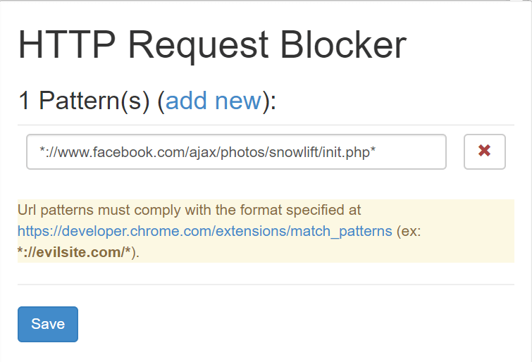HTTP Request Blocker