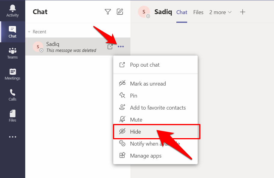 How to Delete Chat in Microsoft Teams  - 17