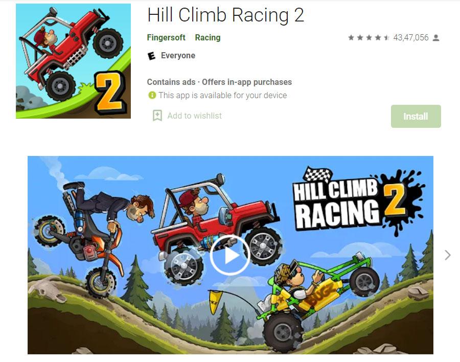Hill CLimb Racing 2
