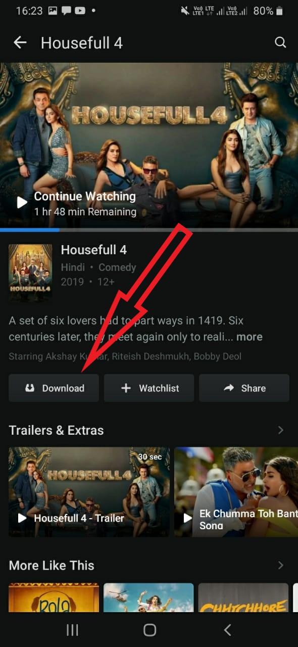 Hotstar Offline Download