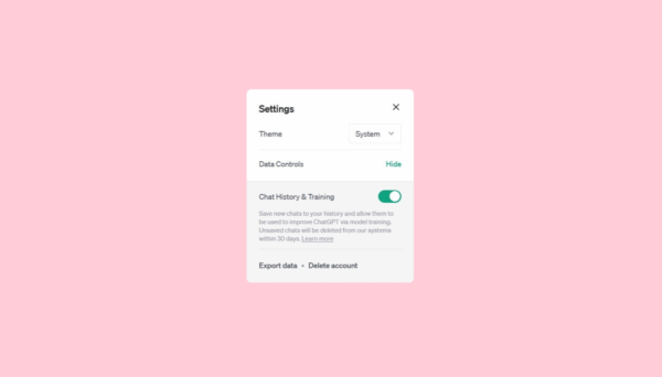 How To Disable Chat History in ChatGPT