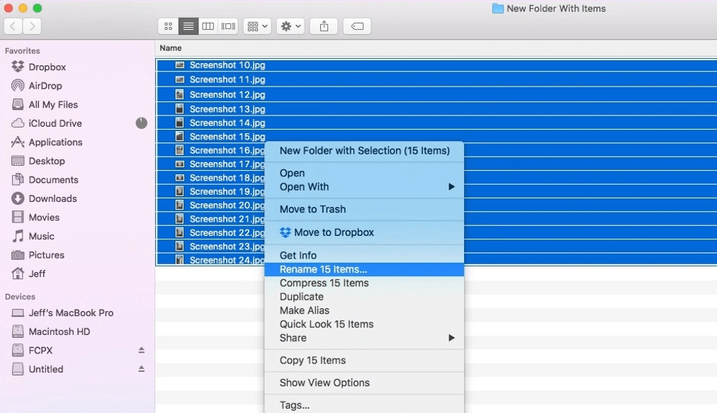 rename multiple files mac