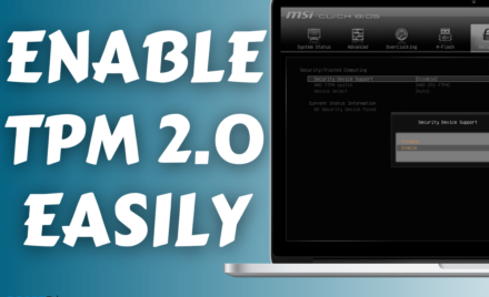 How to Enable TPM 2.0 in Motherboard BIOS