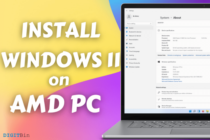 How to Install Windows 11 on AMD PC