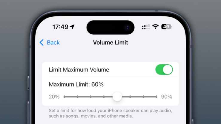 How to Limit Maximum Volume in iOS 18