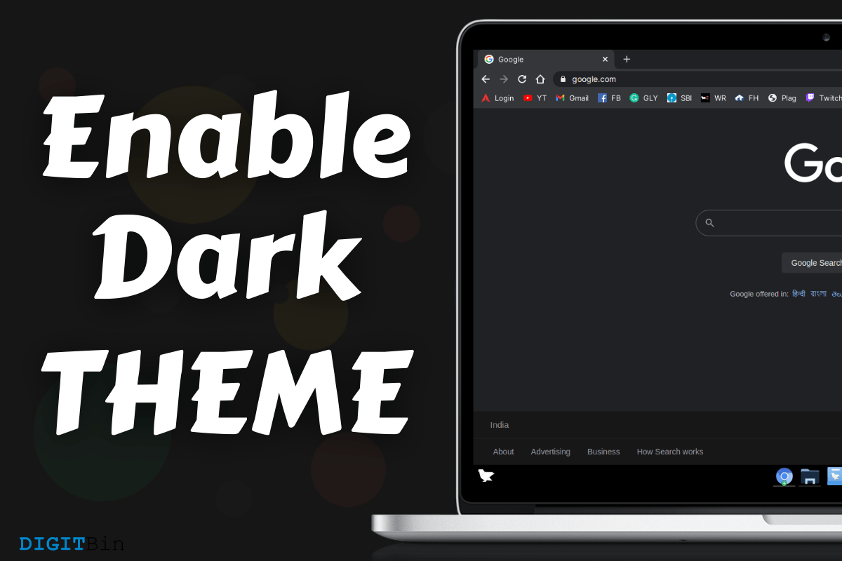 HOW TO ENABLE DARK MODE