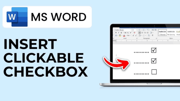How to Add Checkboxes to Word Document 4
