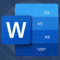 How to Create a Fraction in Microsoft Word 2