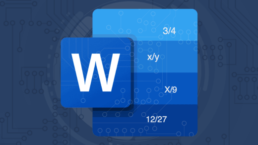 How to Create a Fraction in Microsoft Word 2