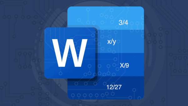 How to Create a Fraction in Microsoft Word 2
