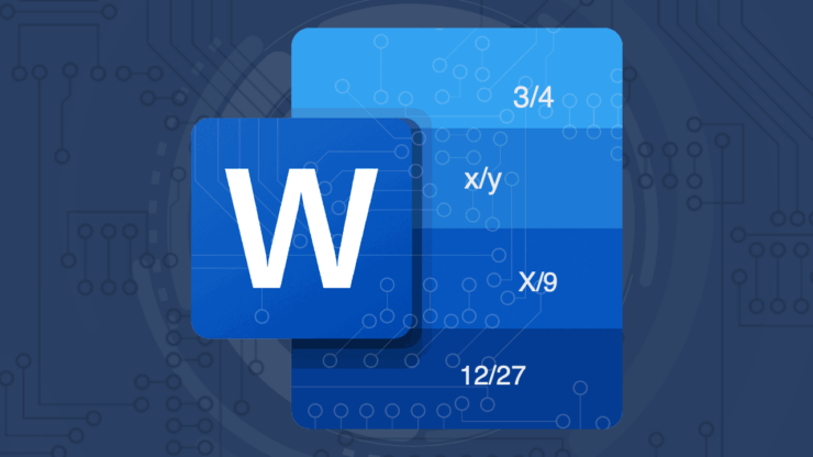 How to Create a Fraction in Microsoft Word 1
